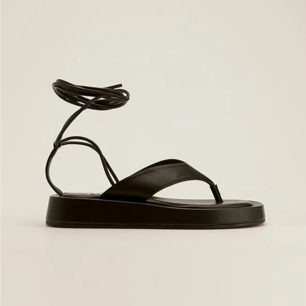 NA-KD strappy ankle toe strap sliders